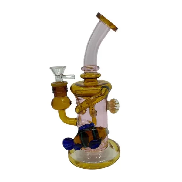 10″ Fish Recyler Glass Water Pipe