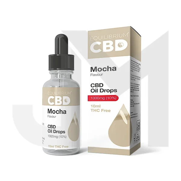 1000mg Equilibrium CBD Oil 10ml – Mocha Flavour