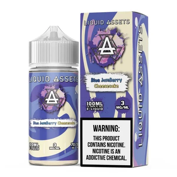100ML | Blue Jamberry Cheesecake by Liquid Assets E-Liquid