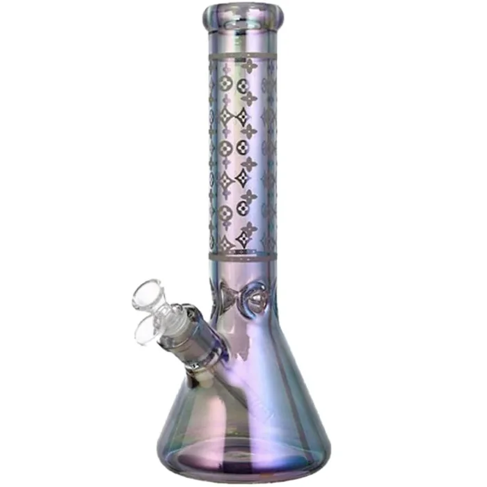 14″ Electroplated Glass Bong – Assorted Styles (V17)