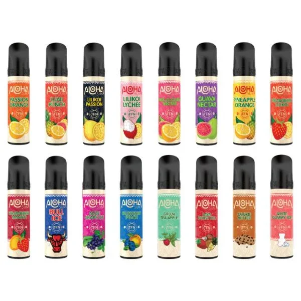 3% Aloha Sun TFN Disposable Vape 8mL 10 Pack