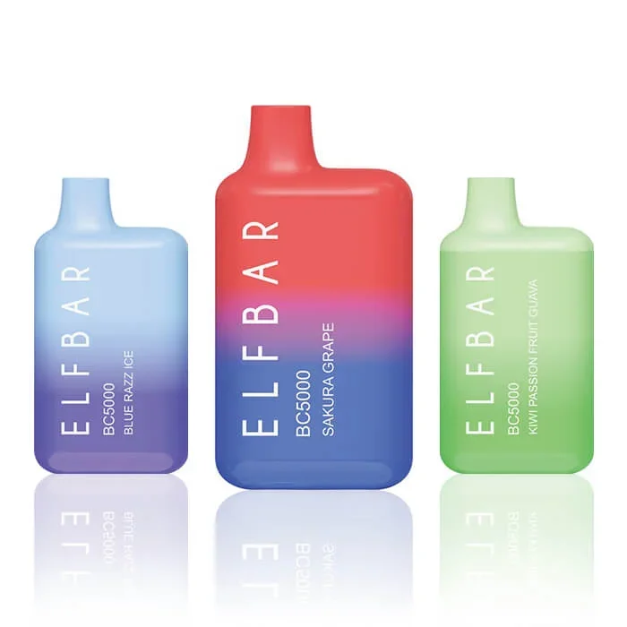 3% Elf Bar BC5000 Vape Disposable 10 Pack 13mL