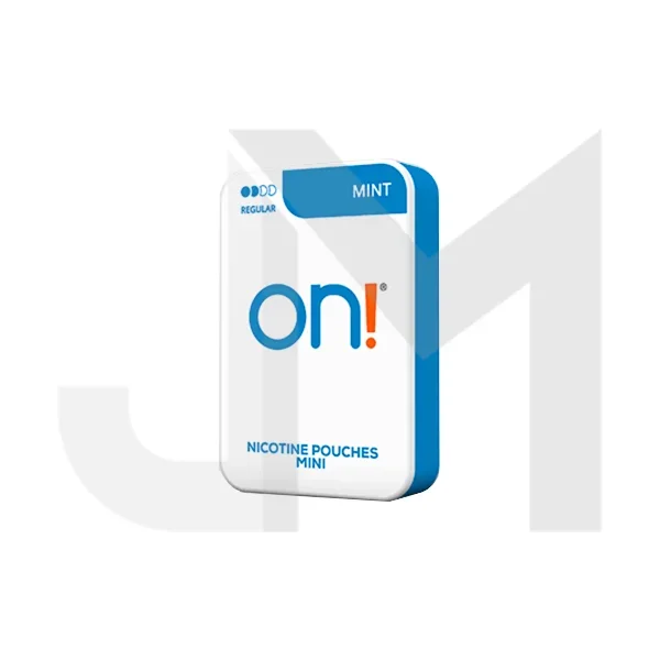 3mg On! Mini Regular Mint Nicotine Pouches – 20 Pouches