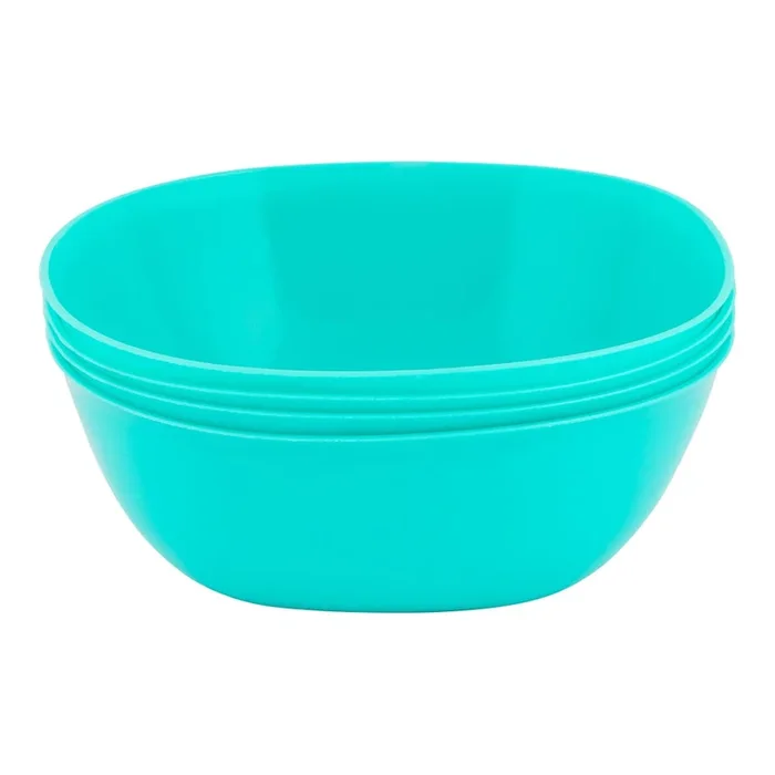 4pk Durable Plastic Picnic Bowls