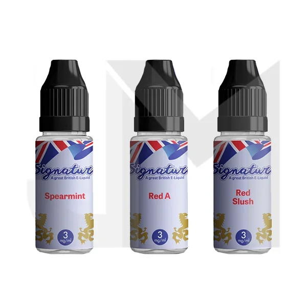 6mg Signature Vapours TPD 10ml E-Liquid (50VG/50PG)