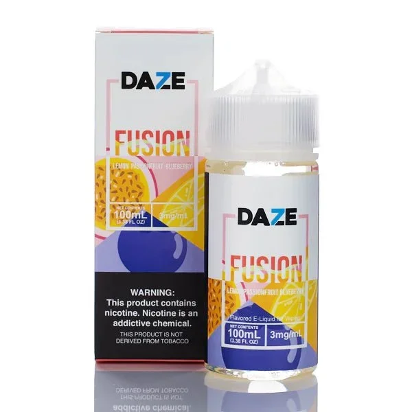 7 DAZE FUSION – LEMON PASSIONFRUIT BLUEBERRY – 100ML