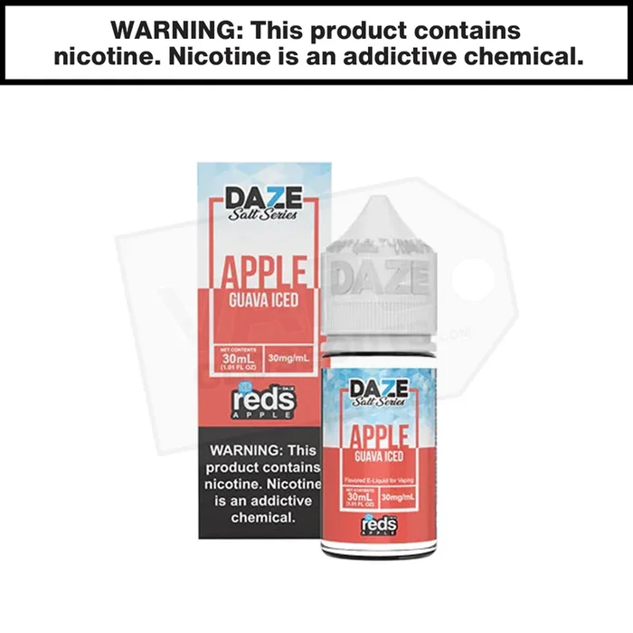 7 Daze Reds | Guava Iced – Nic Salt eJuice (30ml)