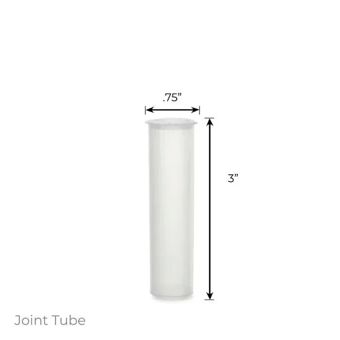 78mm Blunt Tubes – Clear – (500 Per Box)