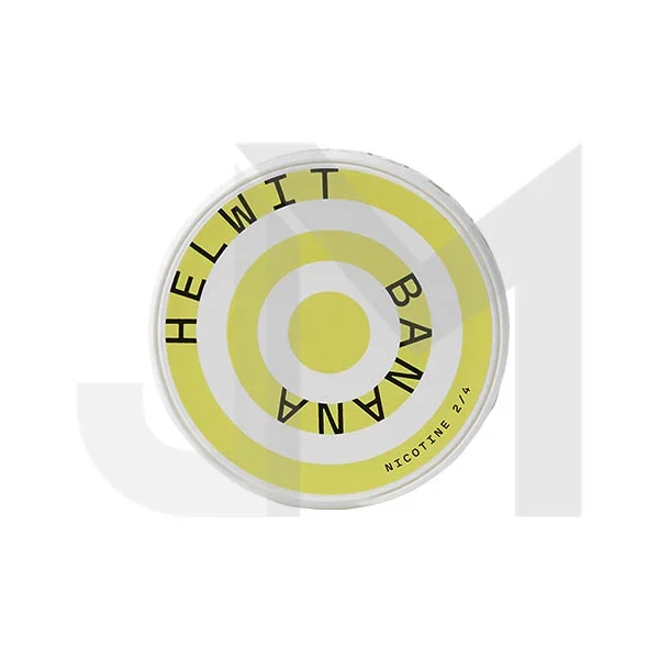 7mg HELWIT Banana Nicotine Pouches – Pack of 20
