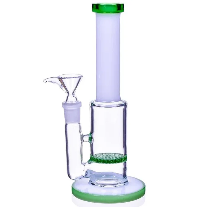 8 ” Honeycomb Perc Straight Tube Water Pipe