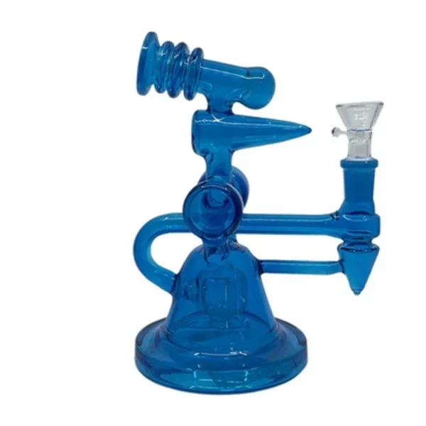 8″ Neon Color Trumpet Glass Water Pipe