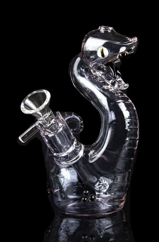 “Serpentine ” Intricate Snake Water Pipe
