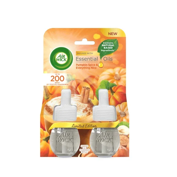 Air Wick Pumpkin Spice & Everything Nice Liquid Electrical Kit 19ml