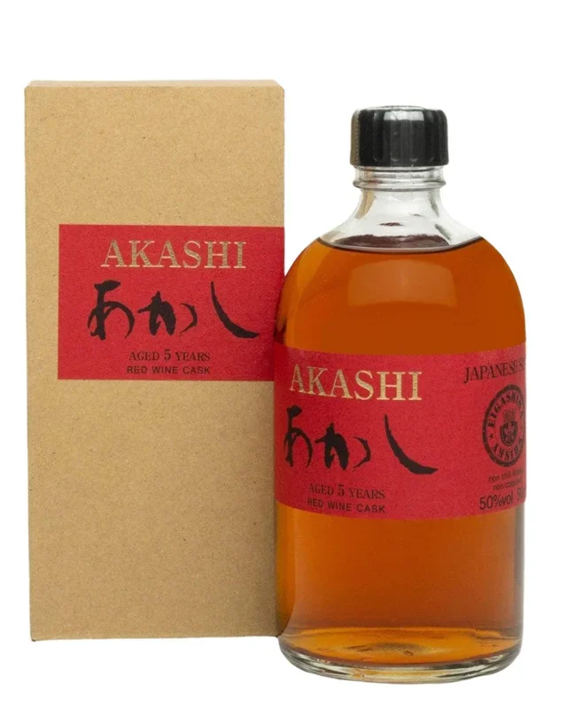 Akashi 5 Year Old Red Wine Cask Blended Whisky, 50 cl
