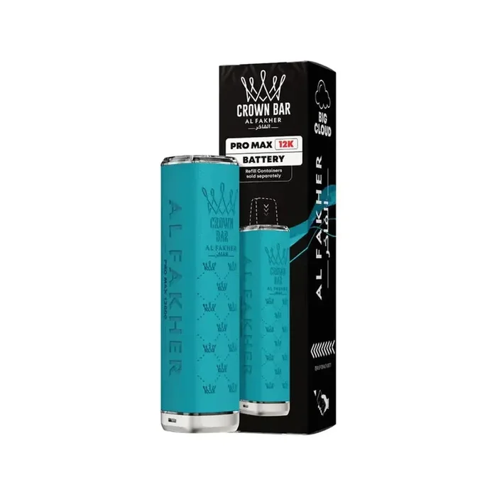 Al Fakher Crown Bar Pro Max 12K Prefilled Pod Kit Light Blue