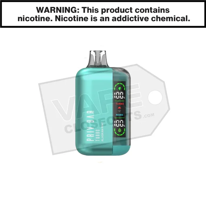 Alaskan Mint Priv Bar Turbo 15K Disposable Vape By SMOK
