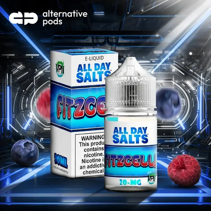 All Day Salts Nicotine Salt E-Liquid By VPN Liquids 30ML