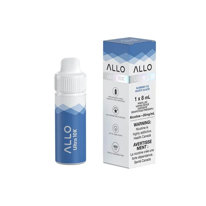 ALLO Ultra 10k Hybrid Disposable – Blueberry Ice (ON)
