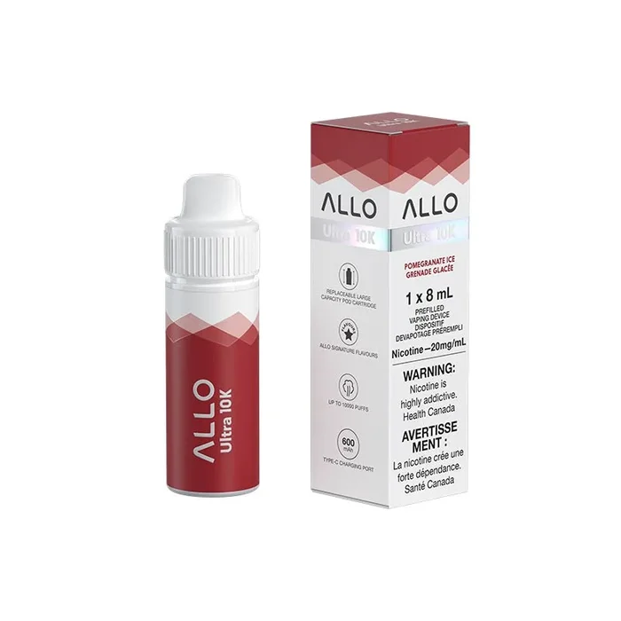 ALLO Ultra 10k Hybrid Disposable – Pomegranate Ice (ON)