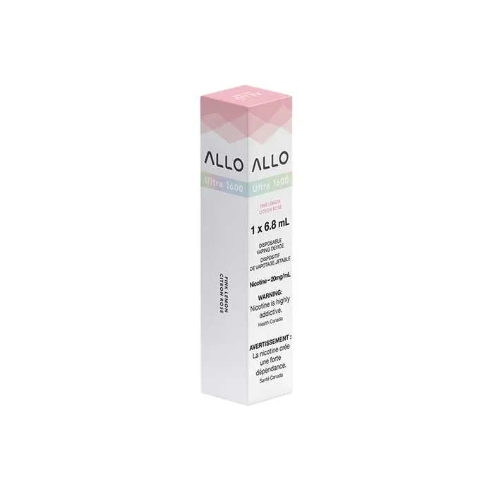 ALLO Ultra 1600 Disposable Vape – Pink Lemon