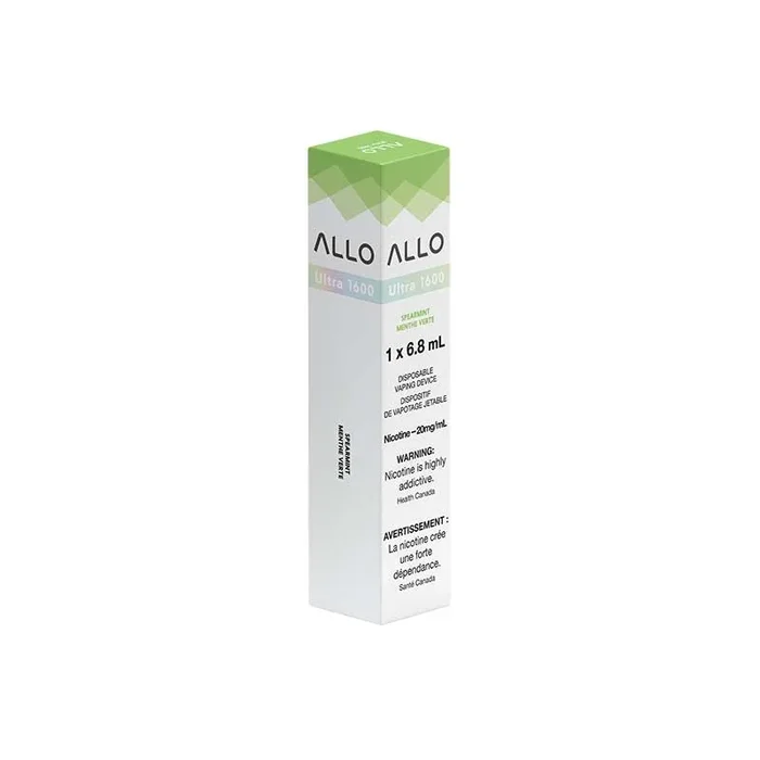 ALLO Ultra 1600 Disposable Vape – Spearmint
