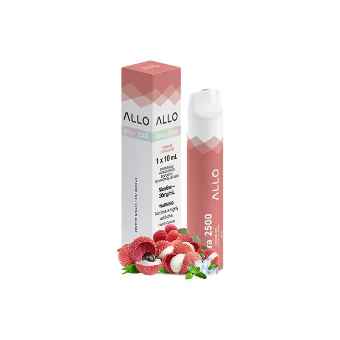 ALLO Ultra 2500 Disposable Vape – Lychee Ice