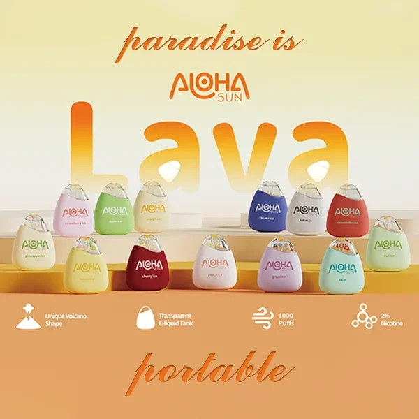 Aloha Sun Lava 1000 Puffs Disposable 2% 2mL