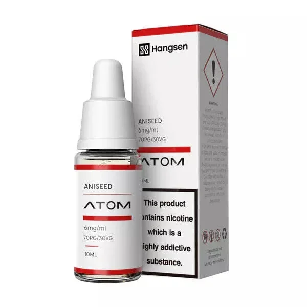 Aniseed Hangsen E-Liquid Bundle 10x10ml, 70/30 PG/VG, 3,6/12/18mg