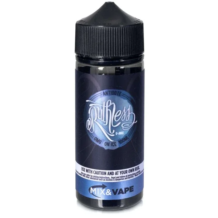 Antidote on Ice Ruthless 100ml E-Liquid 0mg Cloud Chaser Vape Juice