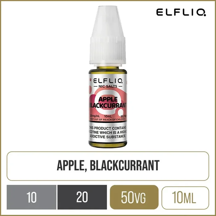 Apple Blackcurrant ELFLIQ by Elf Bar E-Liquid 10ml