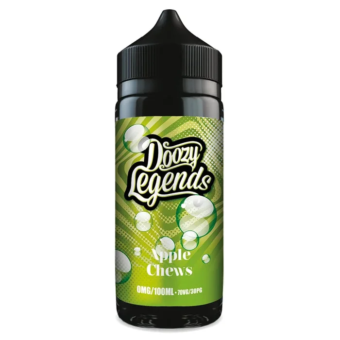 Apple Chews 100ml Shortfill E-Liquid by Doozy Legends