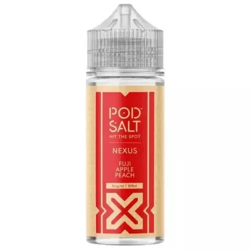 Apple Peach 100ml Pod Salt Nexus 0mg E Liquid – 70VG/30PG Cloud Chaser