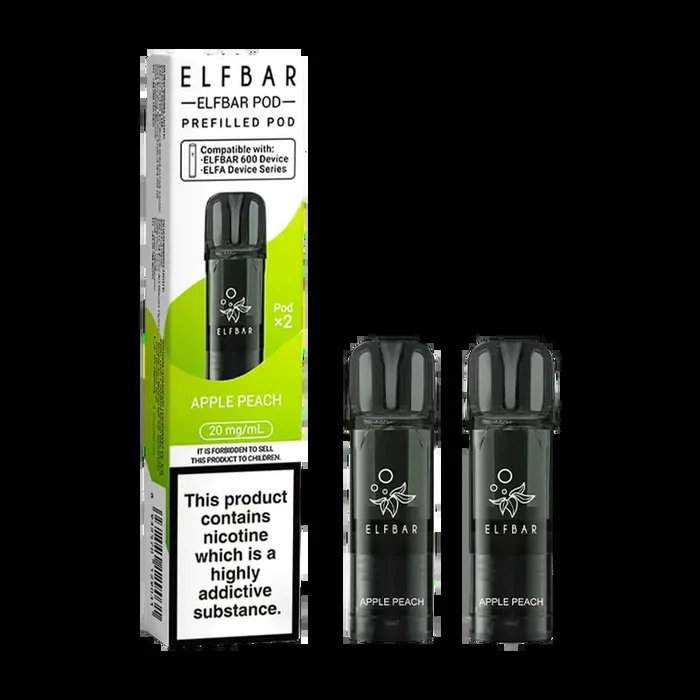 Apple Peach Elfbar 600 Pods