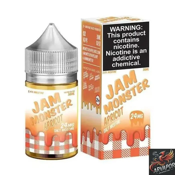 Apricot – Jam Monster Salt 30mL – arvapor