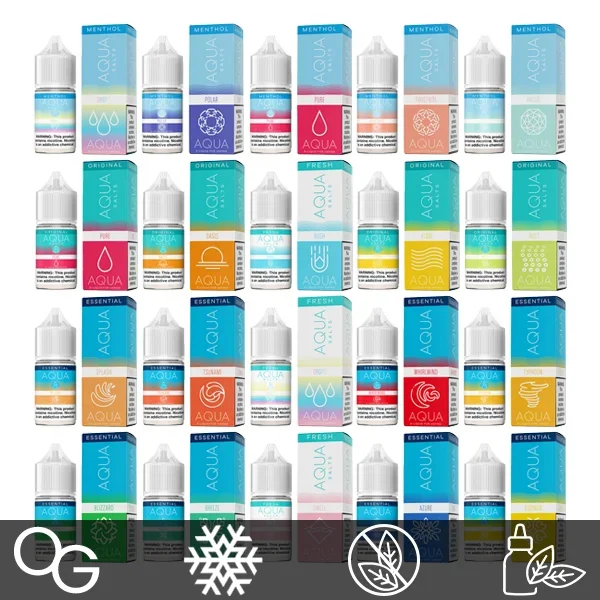 Aqua Salt Series TF-Nic E-Liquid 30mL (Salt Nic)