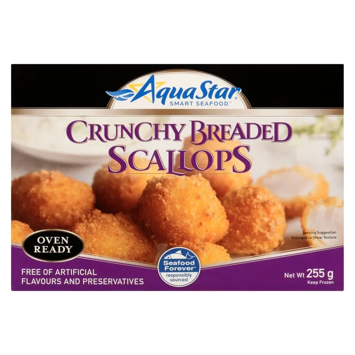 Aqua Star Frozen Crunchy Scallops, 255-g