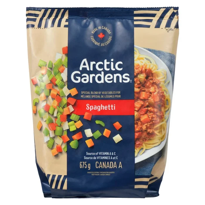 Arctic Gardens Special Blend of Vegetables for Spaghetti, 675-g