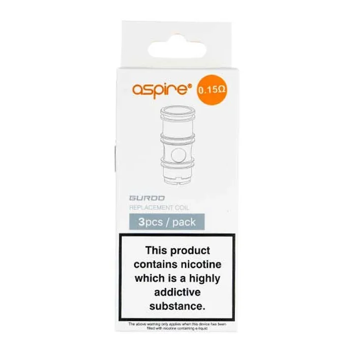 Aspire Guroo Replacement Coils – 5 Pack