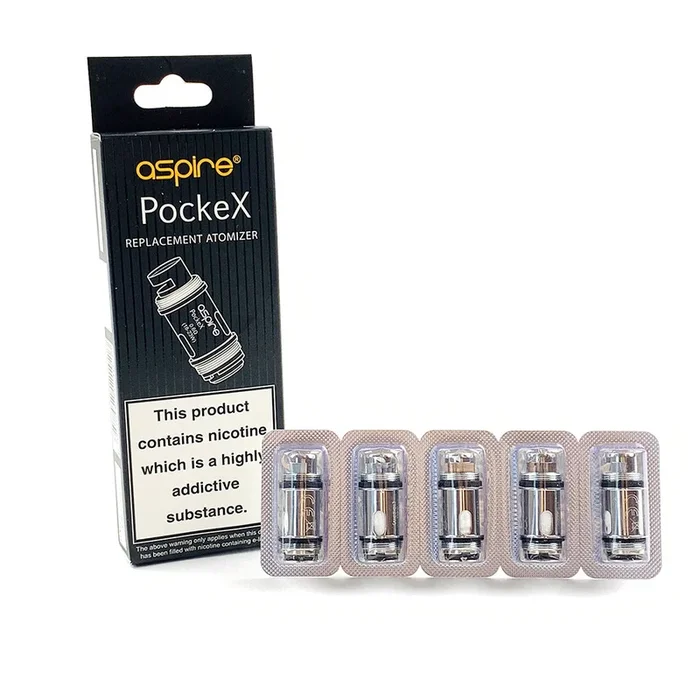 Aspire PockeX Replacement Coils 0.6ohm (5 Pack)