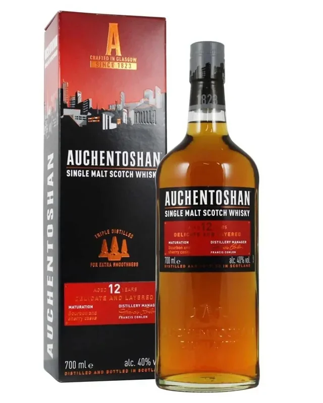 Auchentoshan 12 Year Old Malt Whisky, 70 cl
