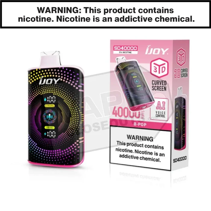 B POP iJoy Bar SD40000 Disposable Vape