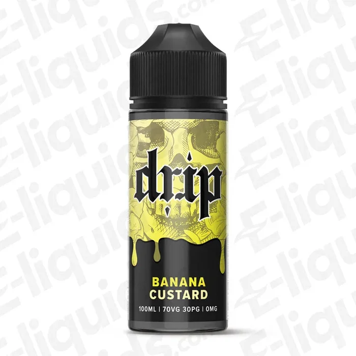 Banana Custard Shortfill Vape Juice by Drip