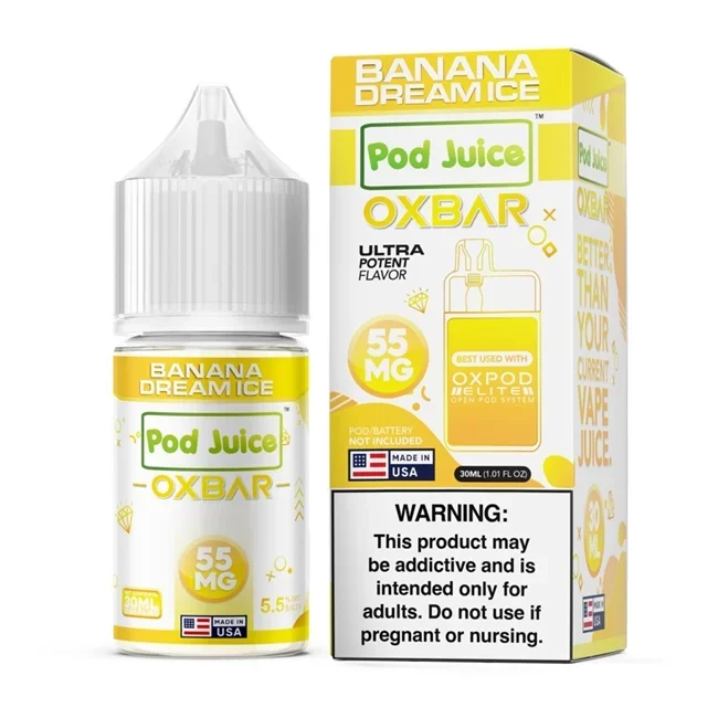 Banana Dream Ice by Pod Juice x OXBAR