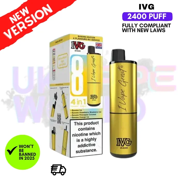 Banana Edition IVG 2400 Prefilled Pod Kit
