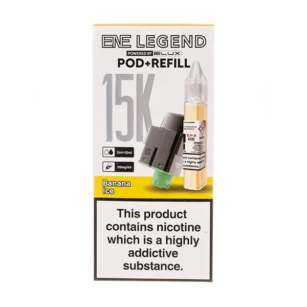 Banana Ice ENE Legend 15K Prefilled Pod + Refill by Elux
