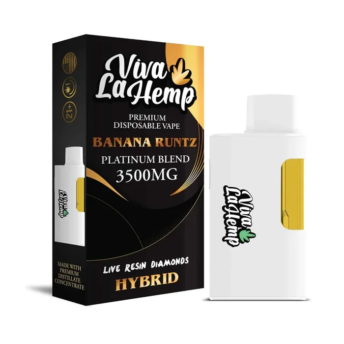 Banana Runtz – Viva La Hemp Platinum Exotic Disposable 3.5G