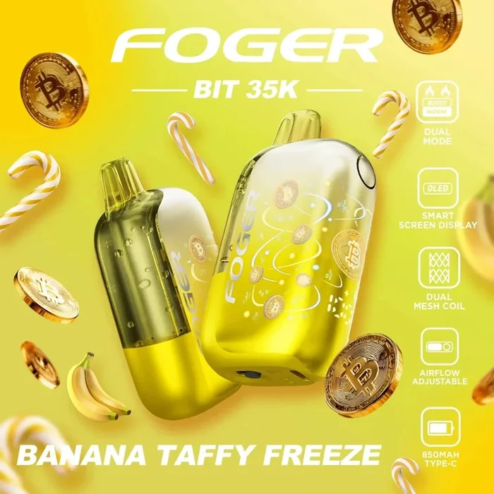 Banana Taffy Freeze – Foger Bit 35k Disposable