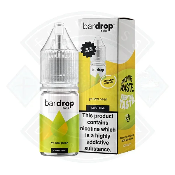 Bar Drop Salts Yellow Pear 10ml