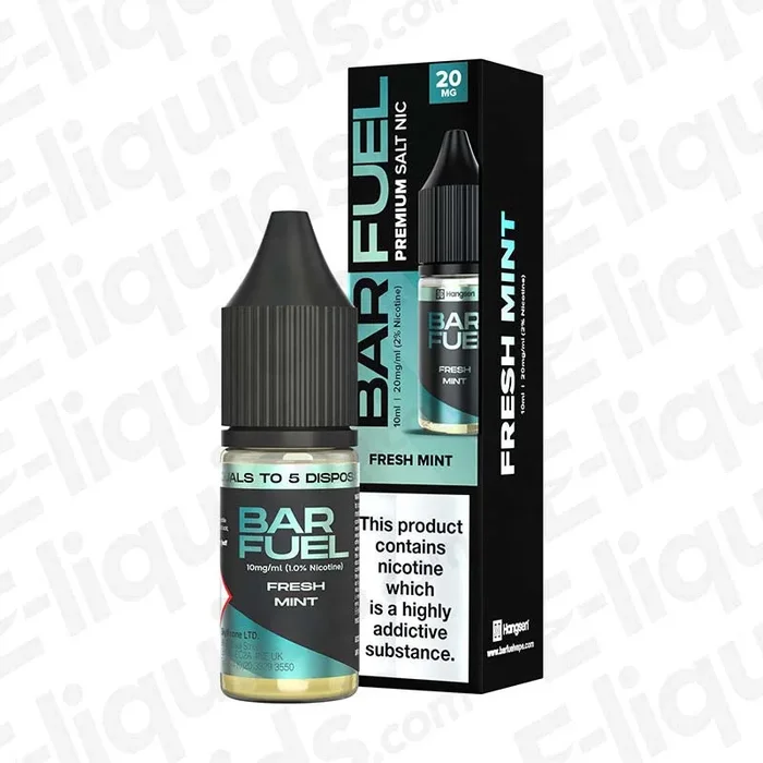 Bar Fuel Fresh Mint Nic Salt Vape Juice