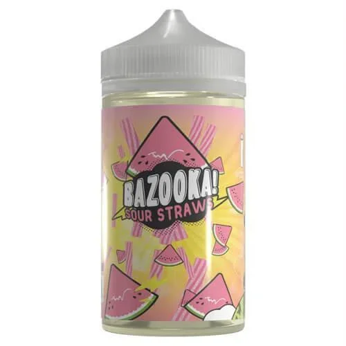 Bazooka Sour Straws Ejuice – Watermelon Sour Straws